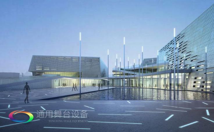 舞臺(tái)阻燃幕布通用舞臺(tái)扛起建設(shè)單位責(zé)任，加強(qiáng)檢查監(jiān)管，落實(shí)“3個(gè)100%”要求！東莞市工人文化宮工人電影院改造工程順利完工